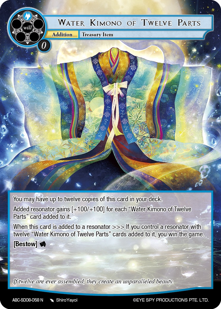 Water Kimono of Twelve Parts