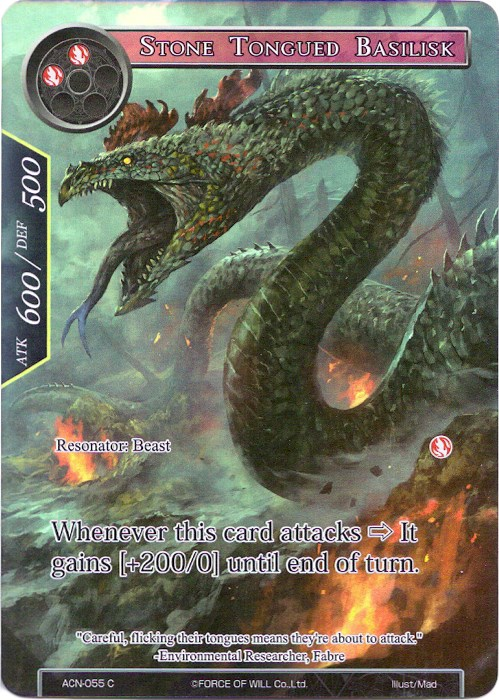 Stone Tongued Basilisk
