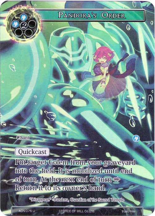 Pandora's Order