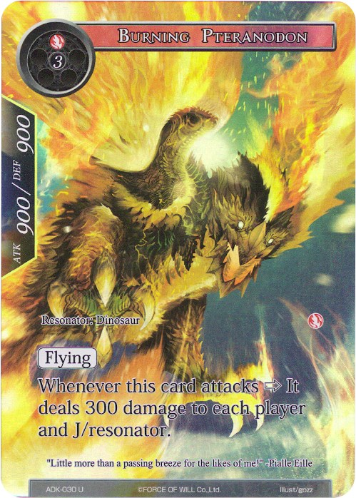 Burning Pteranodon