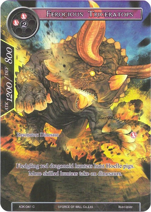 Ferocious Triceratops
