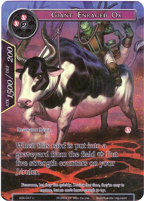 Giant Enraged Ox