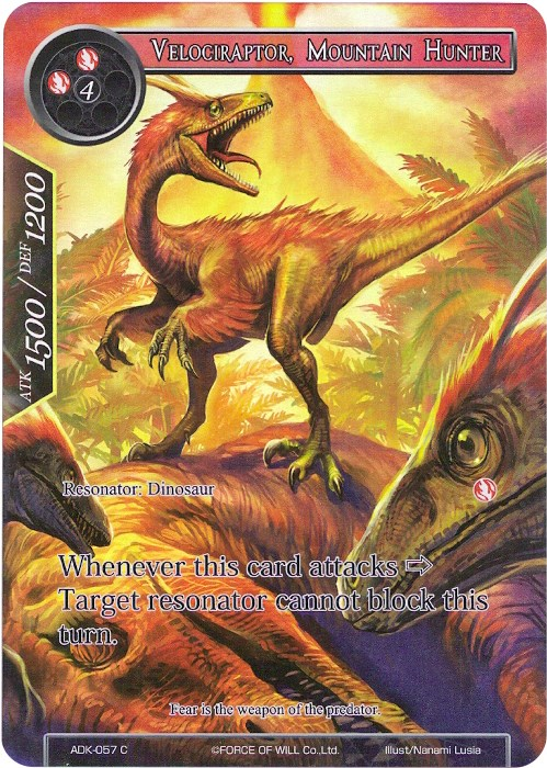 Velociraptor, Mountain Hunter