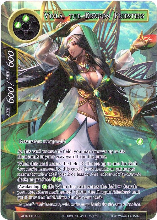 Viola, the Dragon Priestess