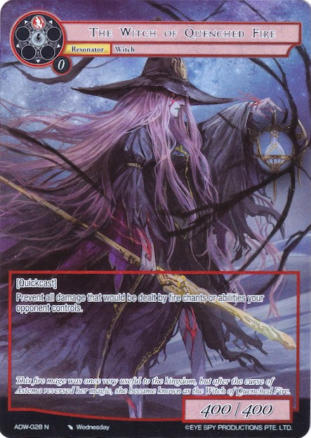 The Witch of Quenched Fire