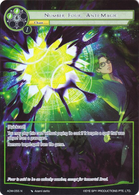 Number Four, Anti-Magic