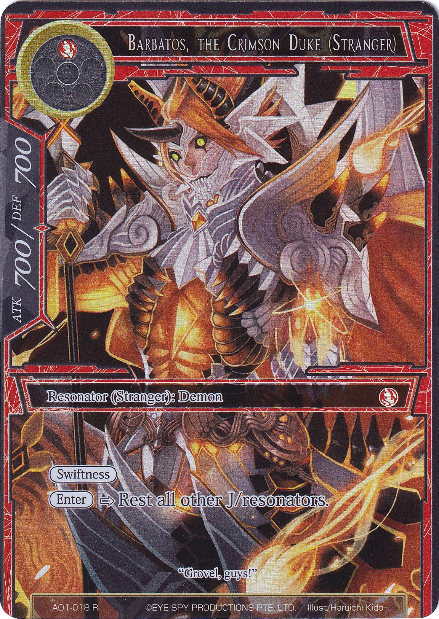 Barbatos, the Crimson Duke (Stranger)