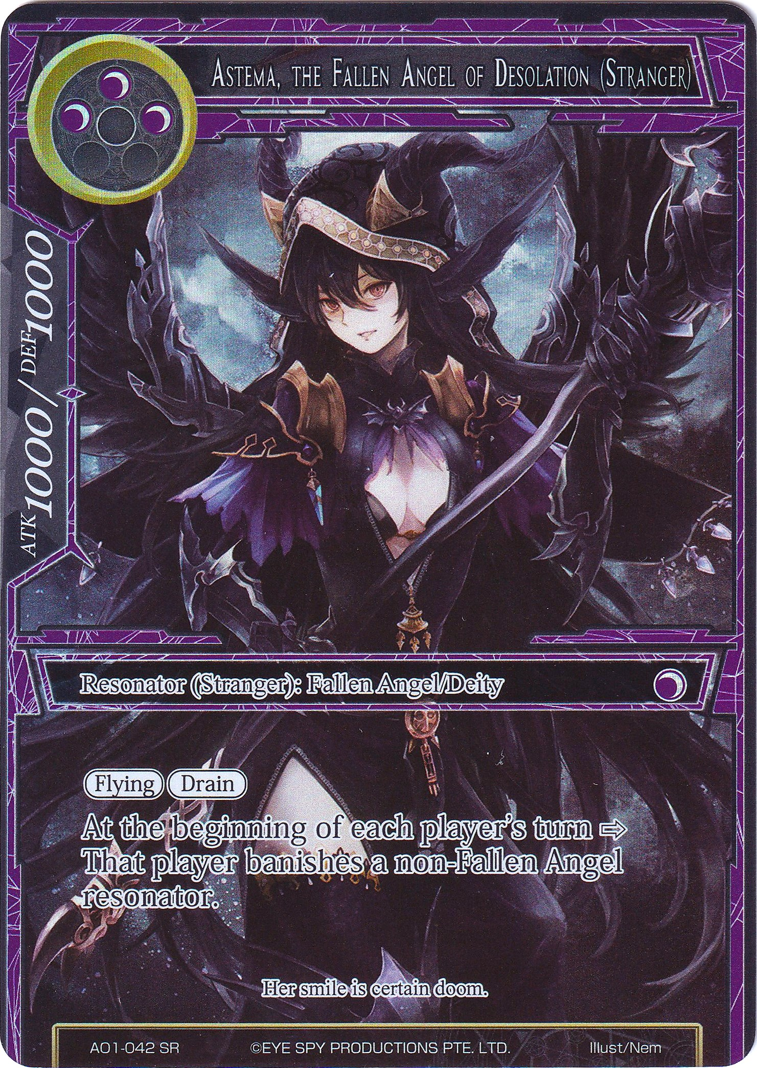 Astema, the Fallen Angel of Desolation (Stranger)