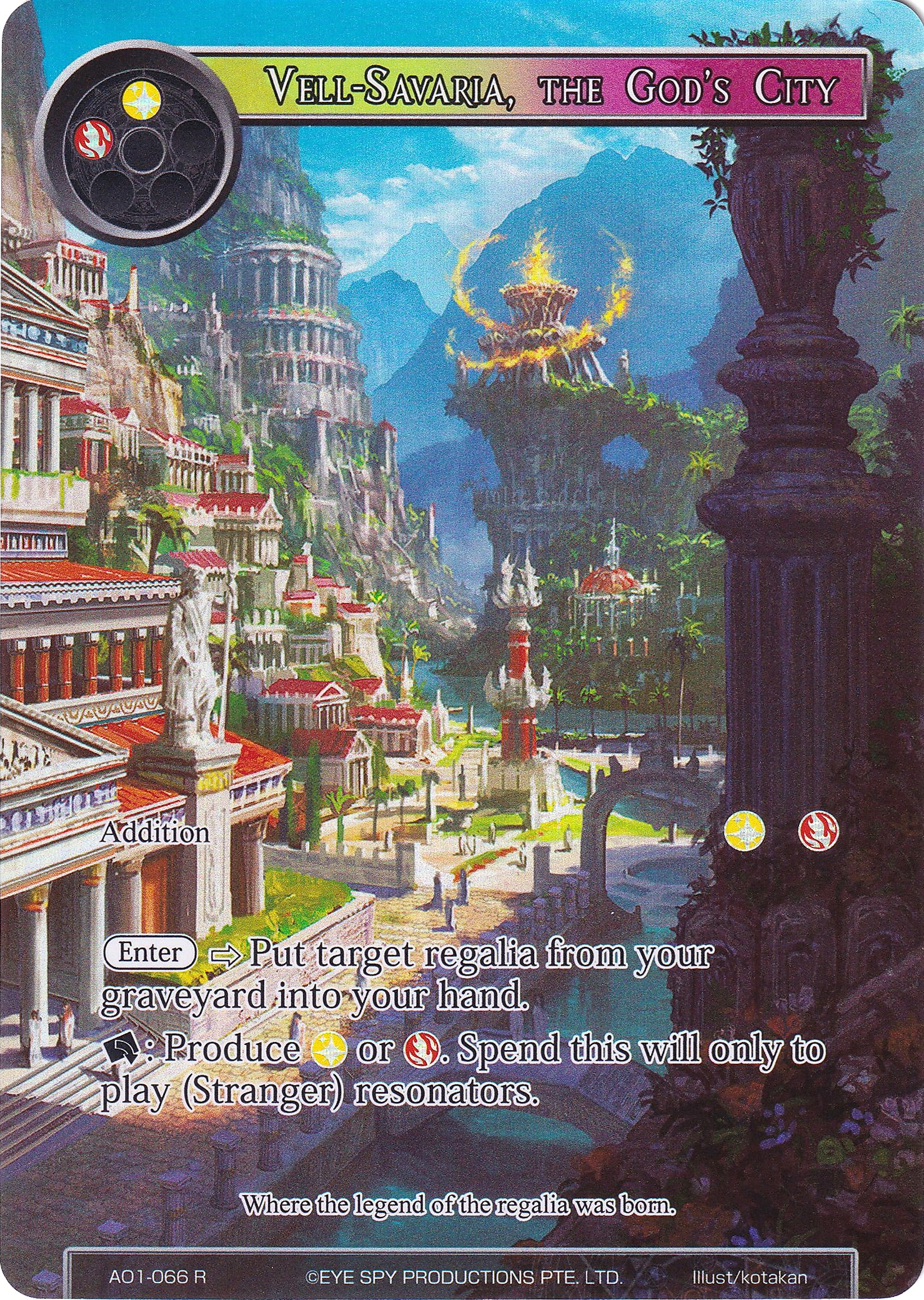 Vell-Savaria, the God's City