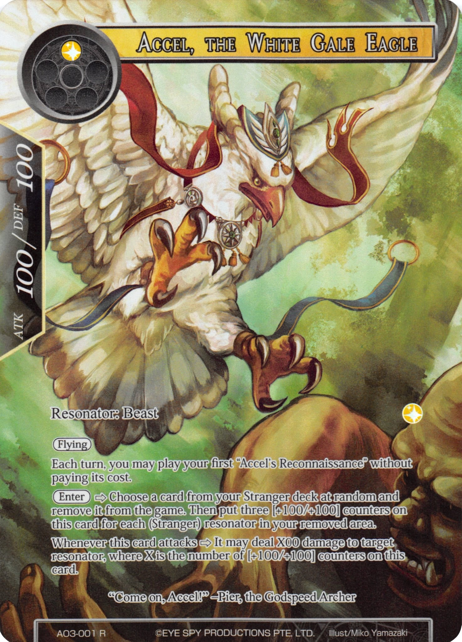 Accel, the White Gale Eagle