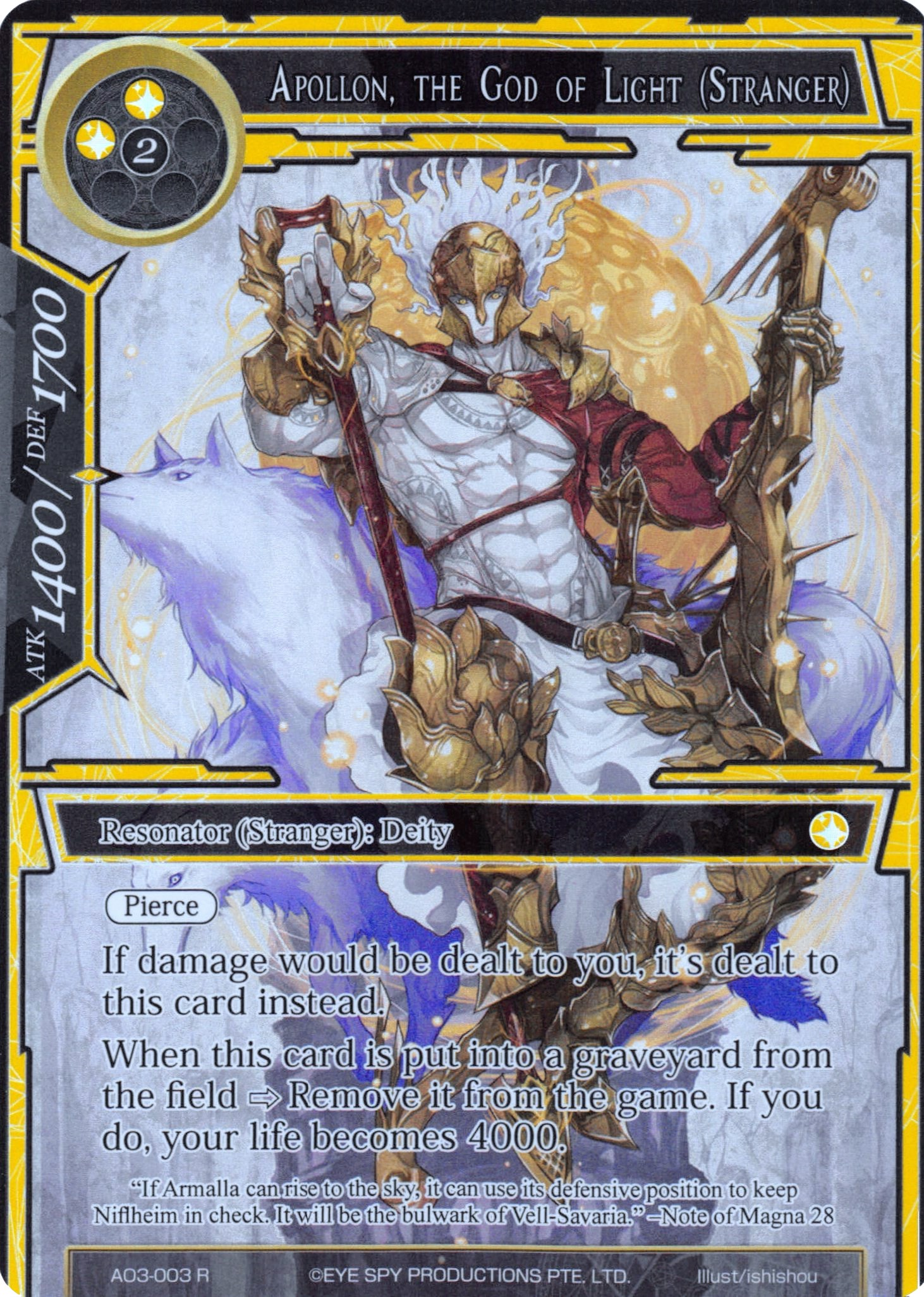 Apollon, the God of Light (Stranger)