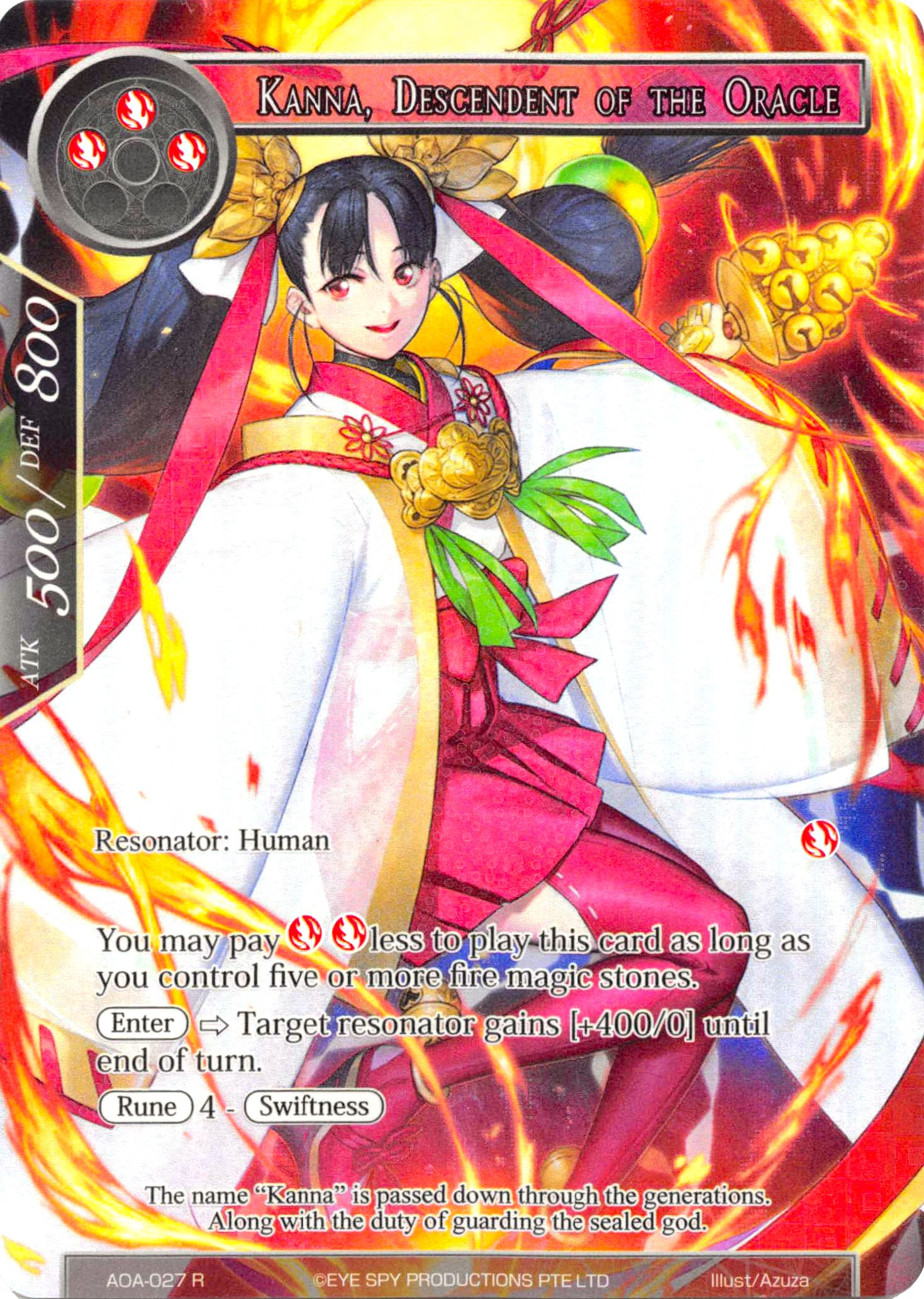 Kanna, Descendent of the Oracle