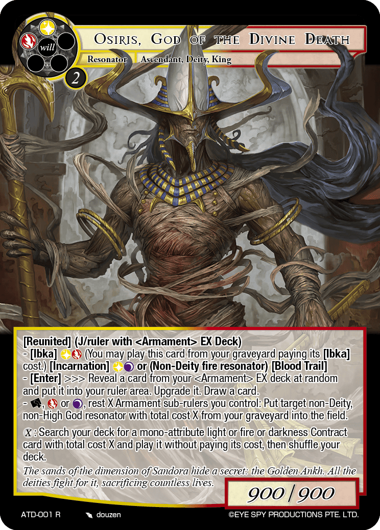 Osiris, God of the Divine Death