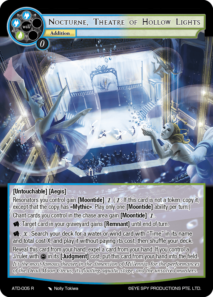 Nocturne, Theatre of Hollow Lights
