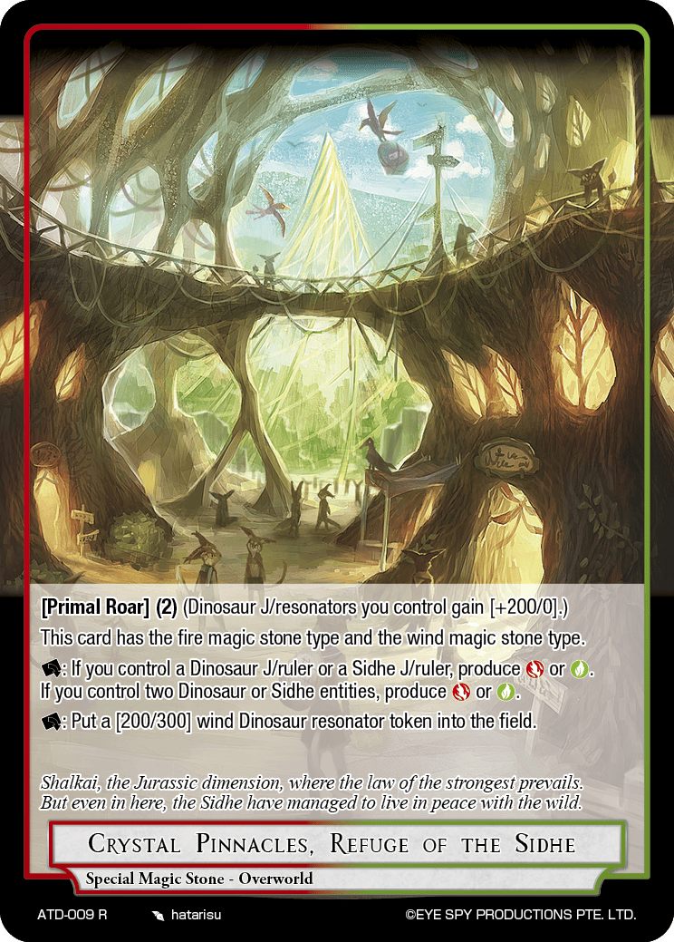 Crystal Pinnacles, Refuge of the Sidhe
