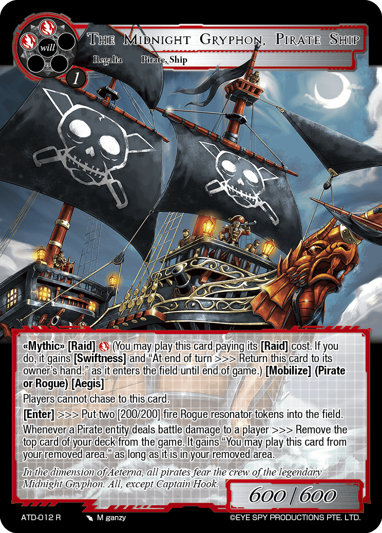 The Midnight Gryphon, Pirate Ship