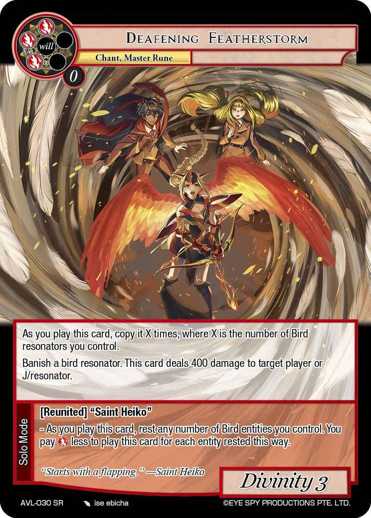 Deafening Featherstorm