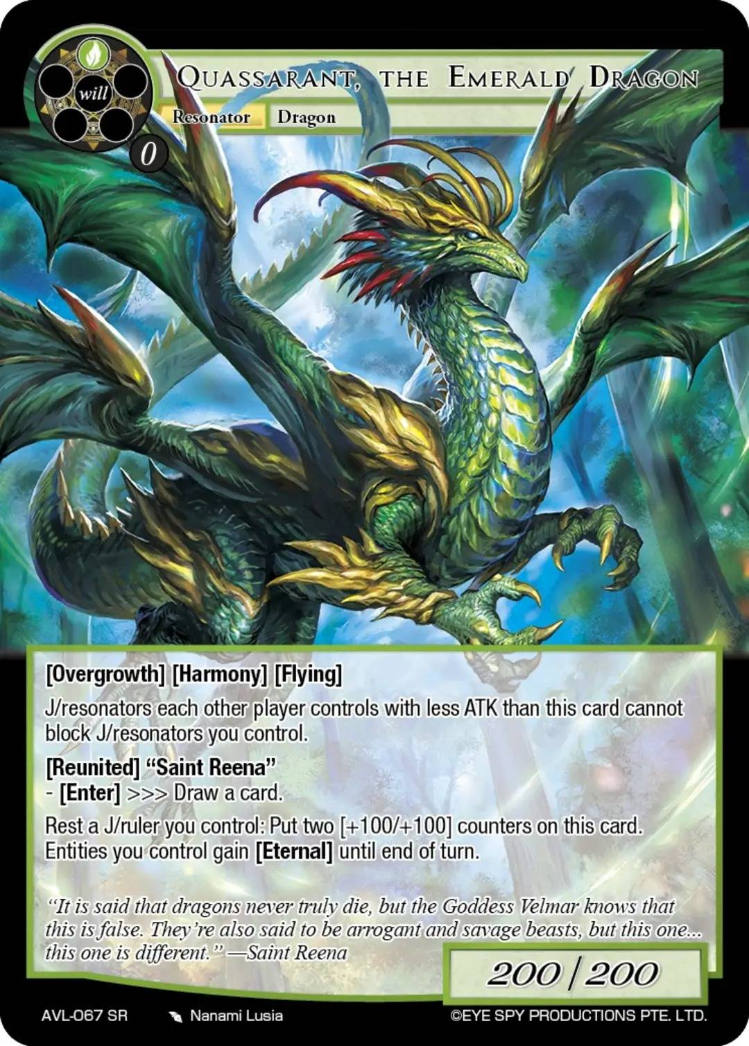 Quassarant, the Emerald Dragon