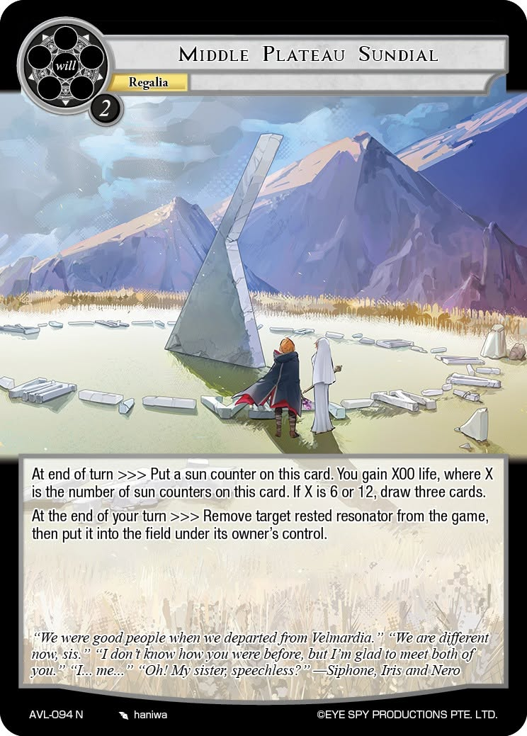 Middle Plateau Sundial