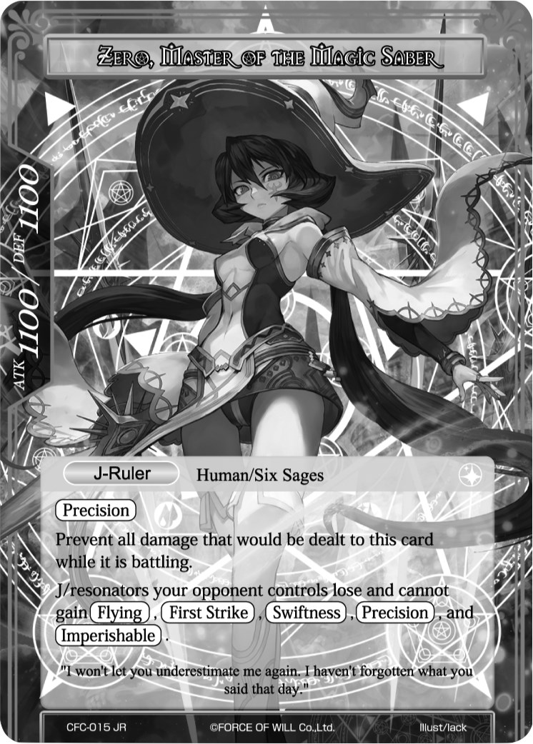 Zero, Master of the Magic Saber
