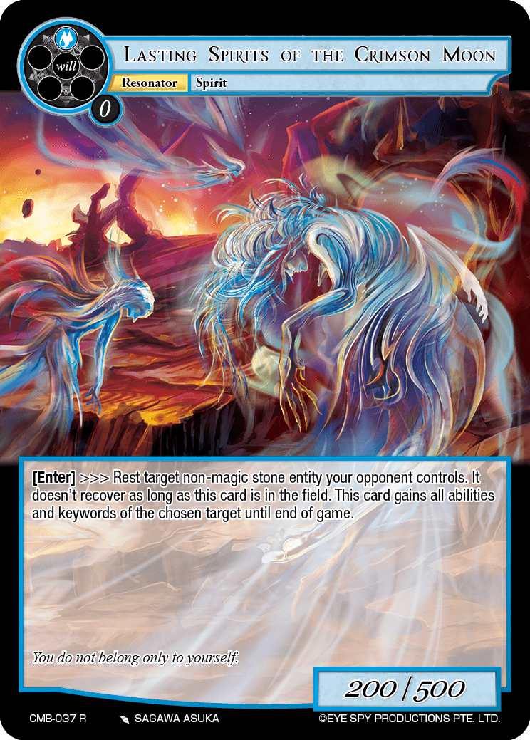 Lasting Spirits of the Crimson Moon