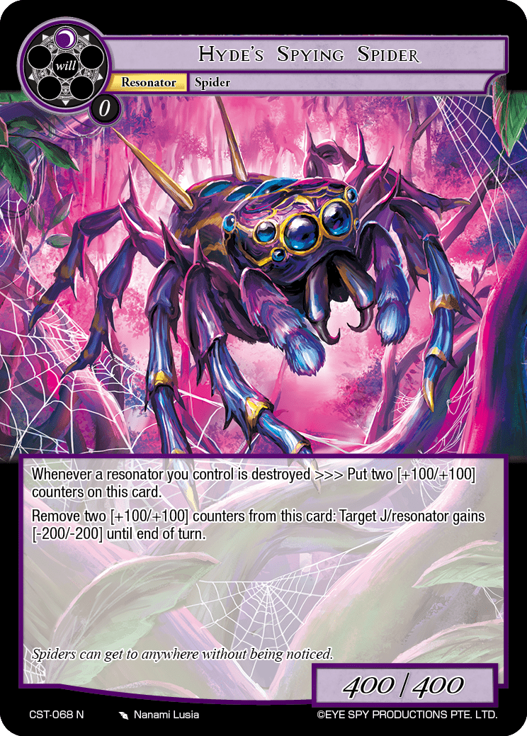 Hyde's Spying Spider