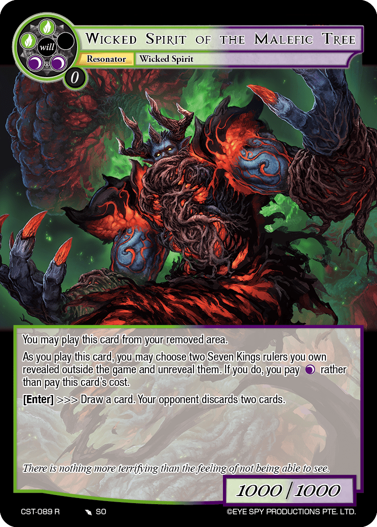 Wicked Spirit of the Malefic Tree