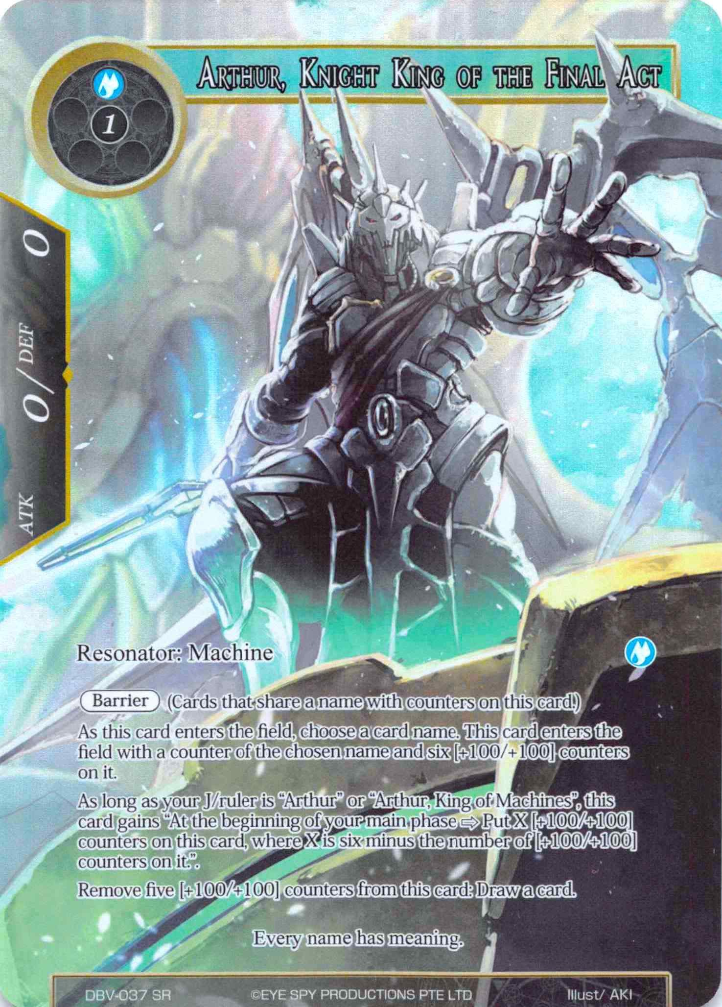 Arthur, Knight King of the Final Act