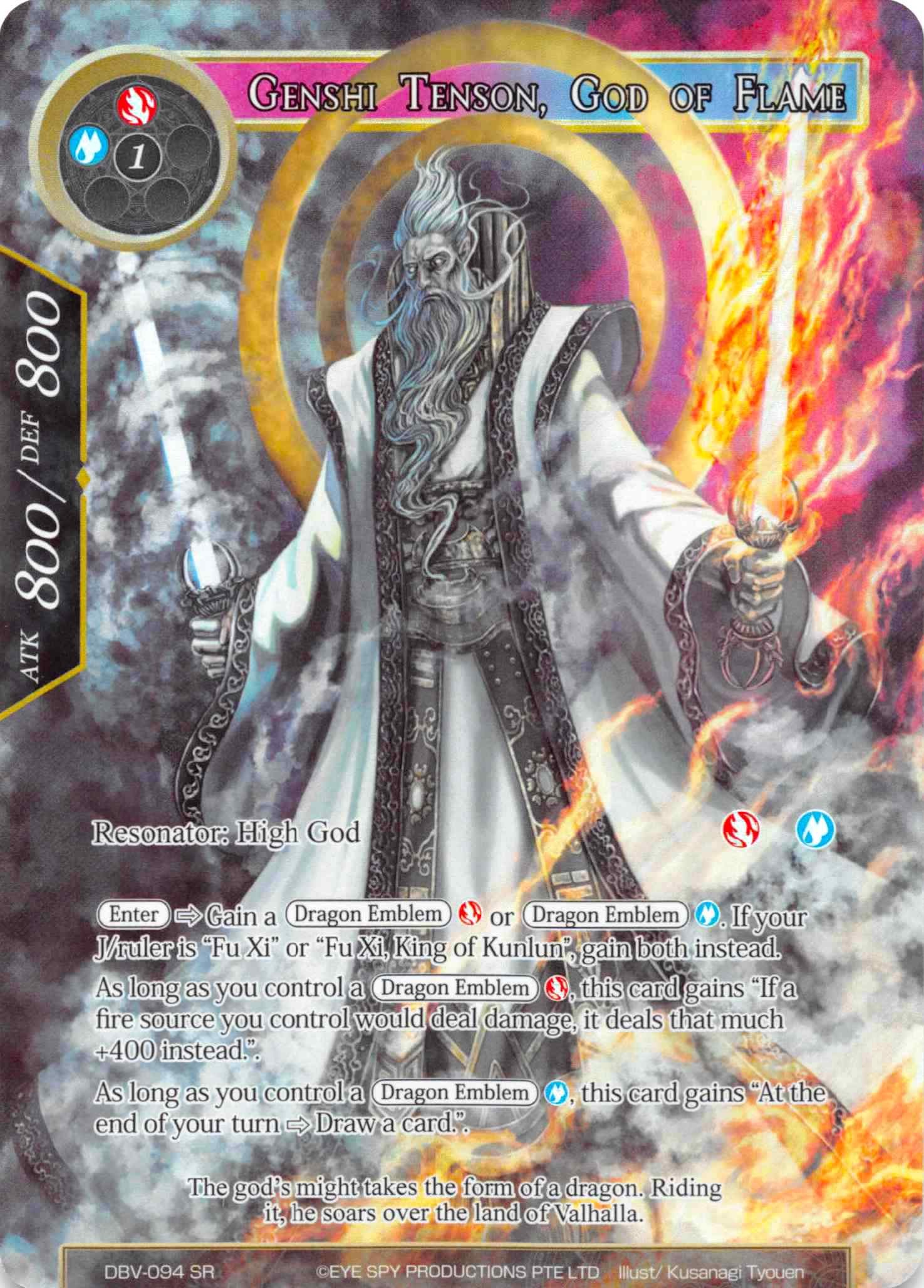 Genshi Tenson, God of Flame