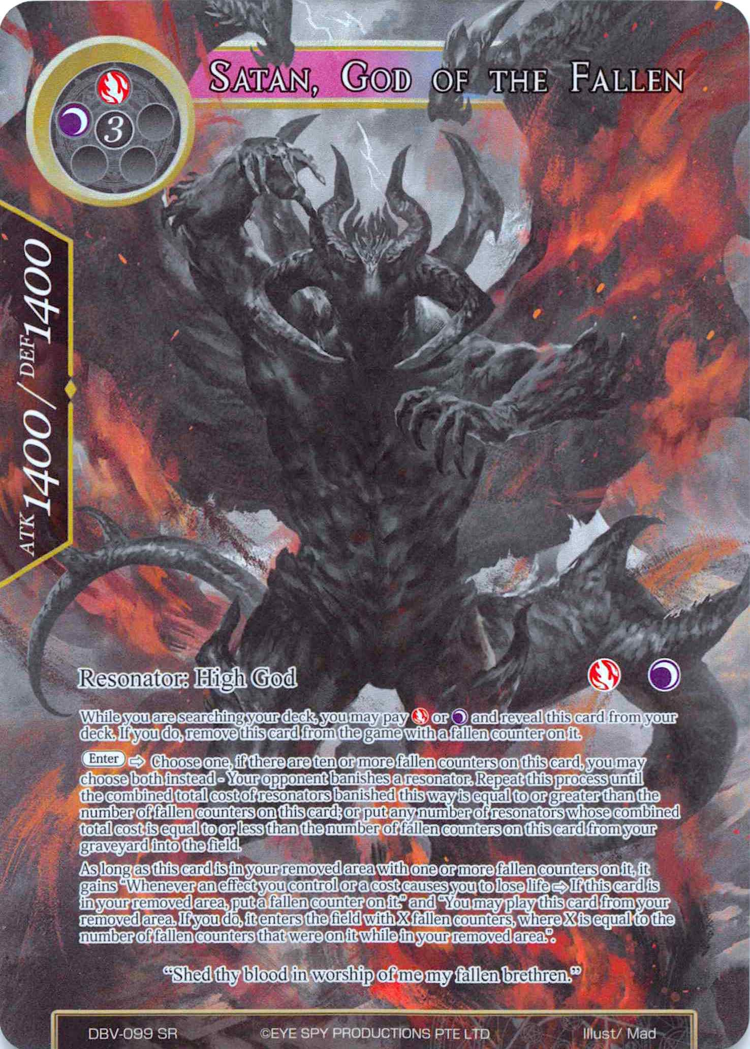 Satan, God of the Fallen