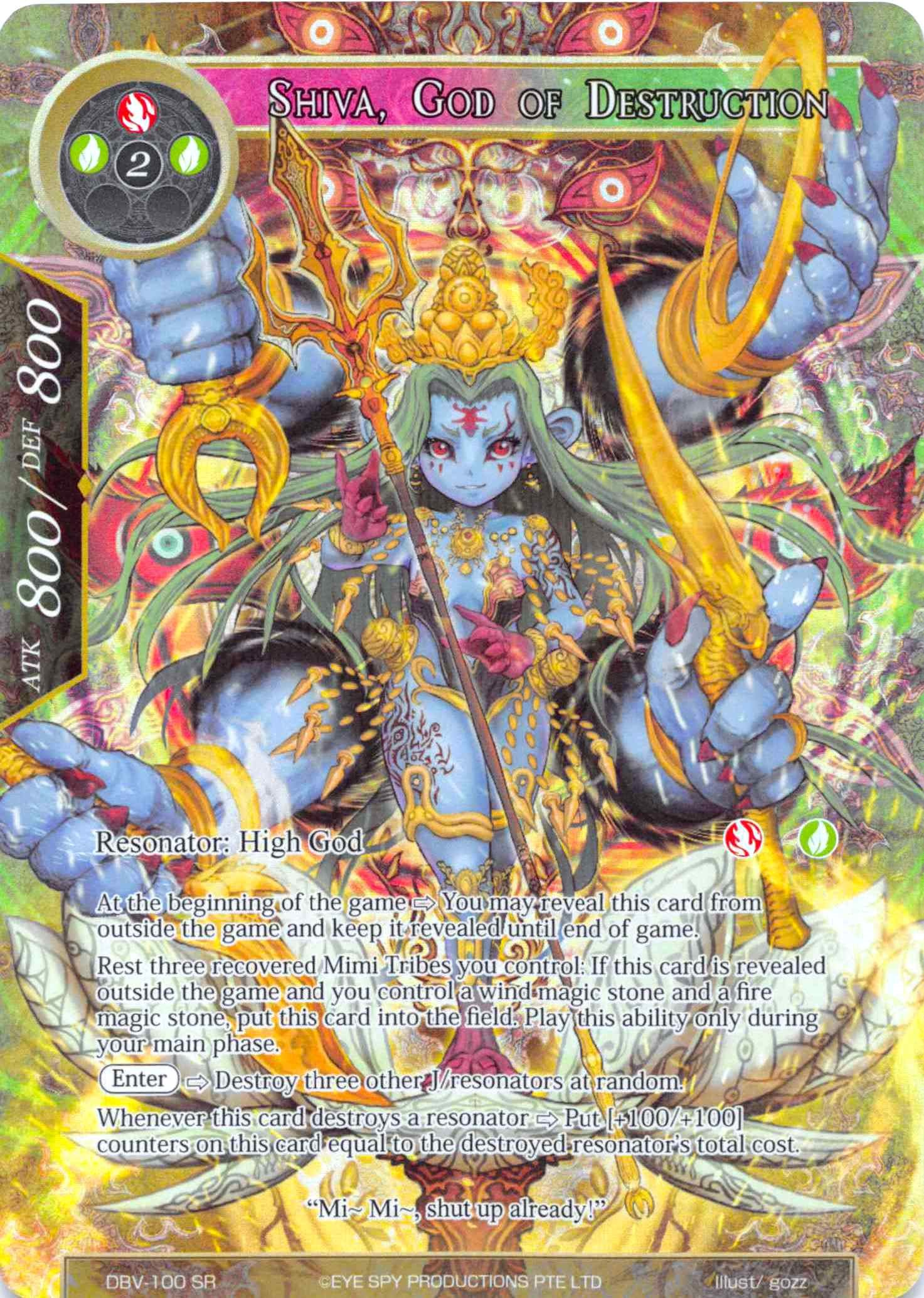 Shiva, God of Destruction