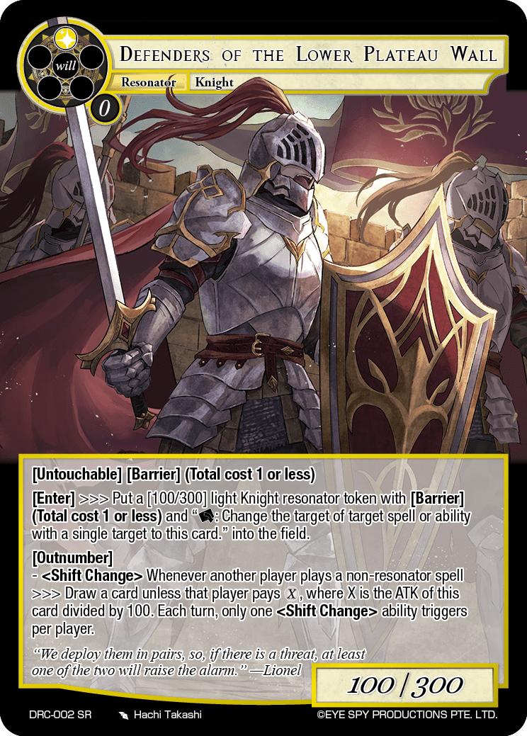 Defenders of the Lower Plateau Wall