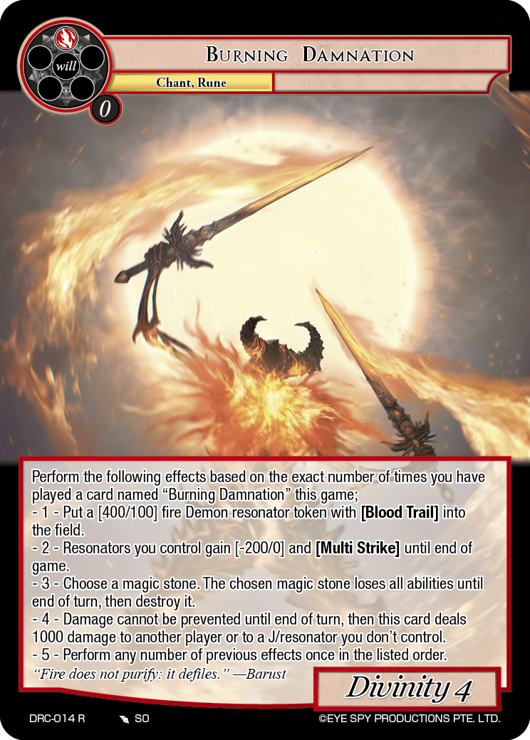 Burning Damnation