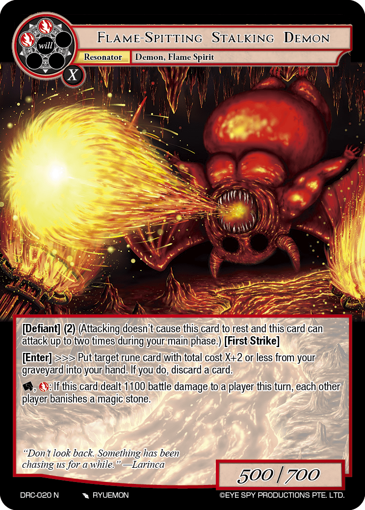 Flame-Spitting Stalking Demon
