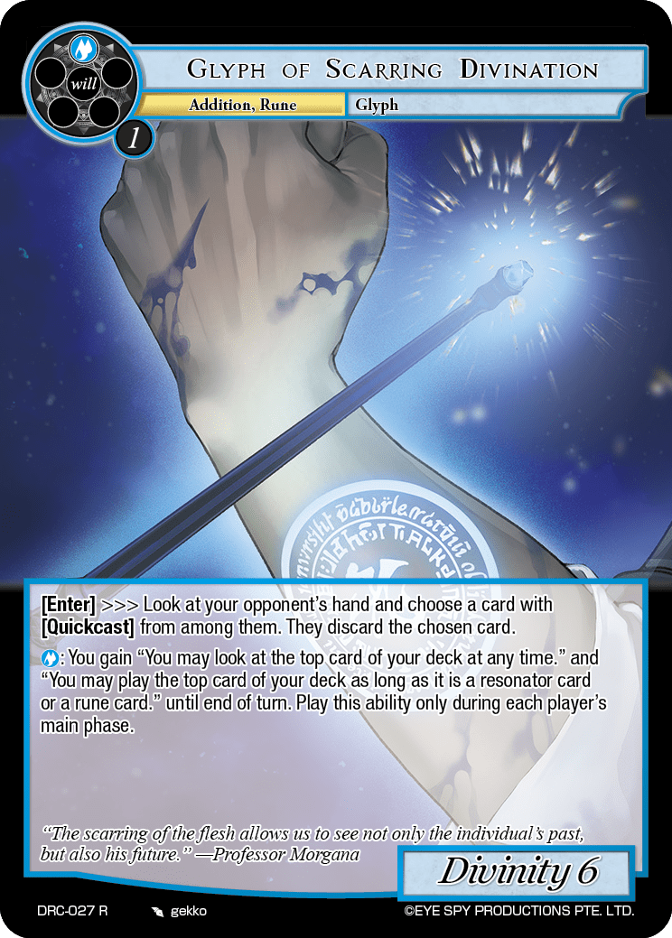 Glyph of Scarring Divination