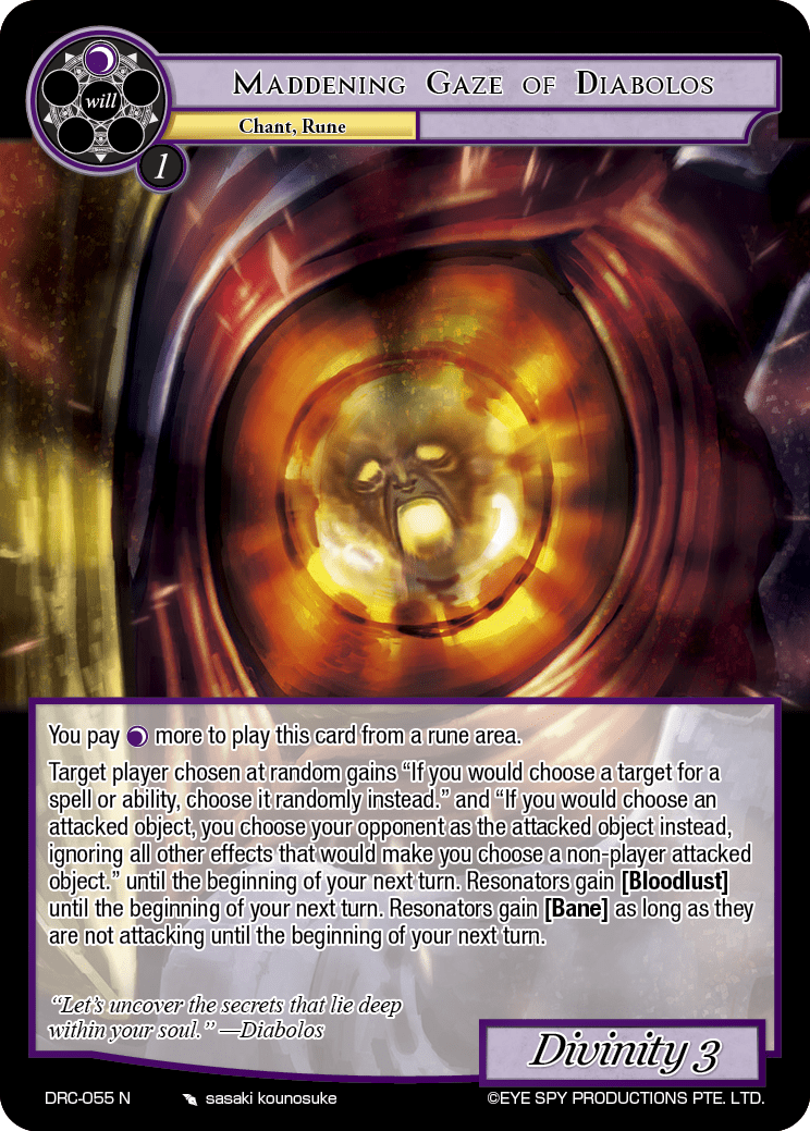 Maddening Gaze of Diabolos