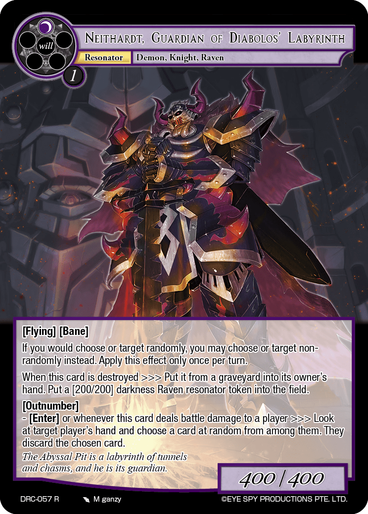 Neithardt, Guardian of Diabolos' Labyrinth