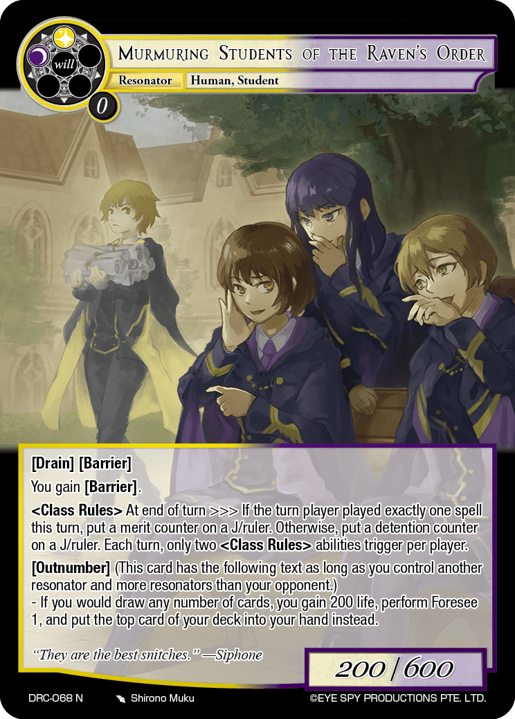 Murmuring Students of the Raven's Order