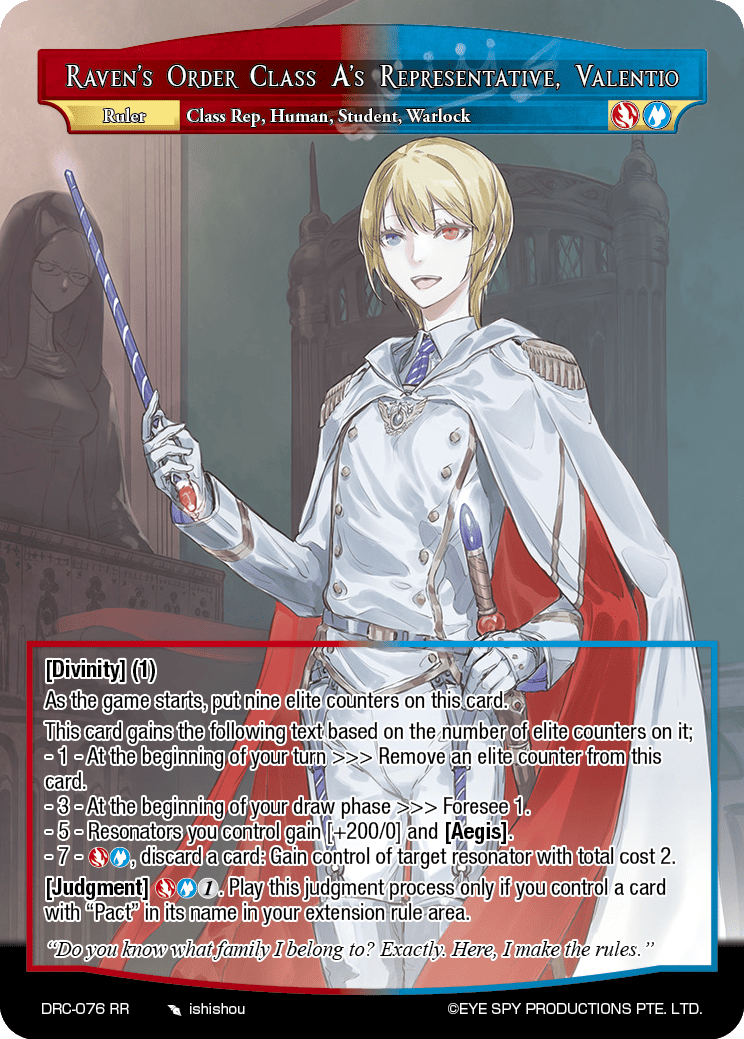 Raven's Order Class A's Representative, Valentio