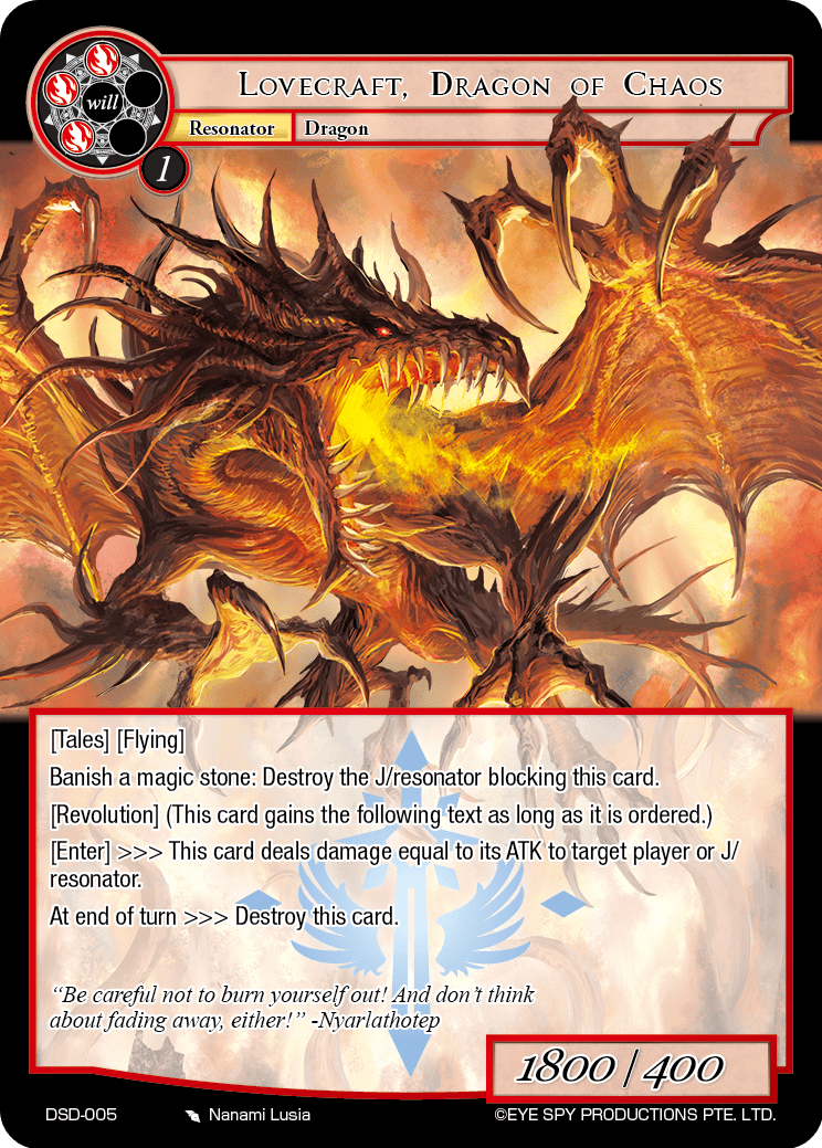 Lovecraft, Dragon of Chaos