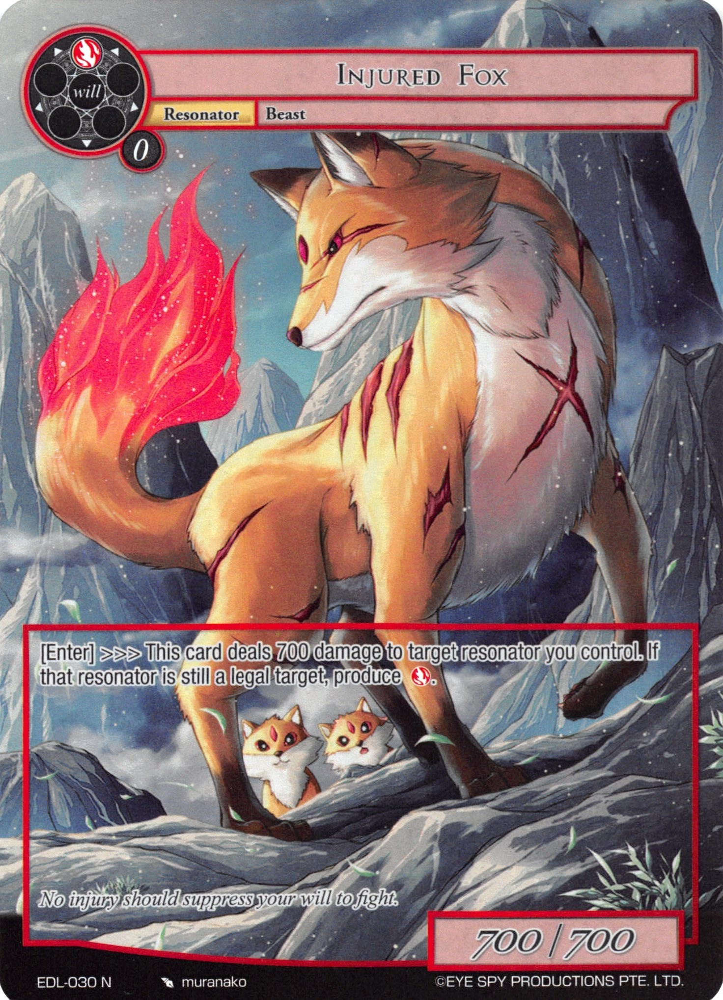 Injured Fox