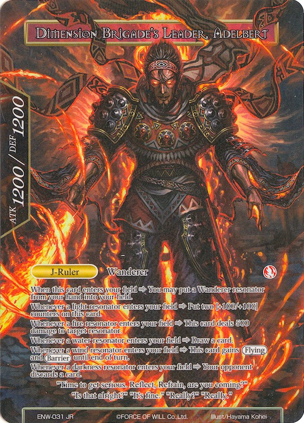 Dimension Brigade's Leader, Adelbert