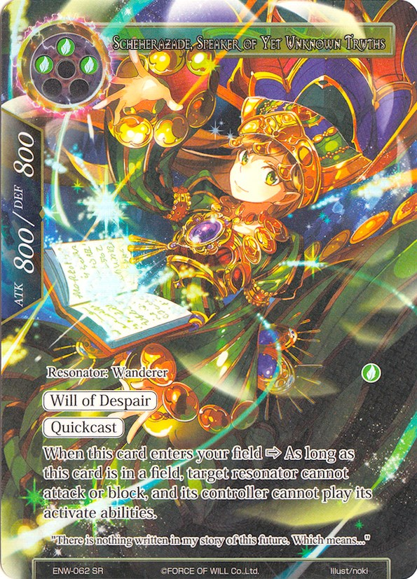Scheherazade, Speaker of Yet Unknown Truths