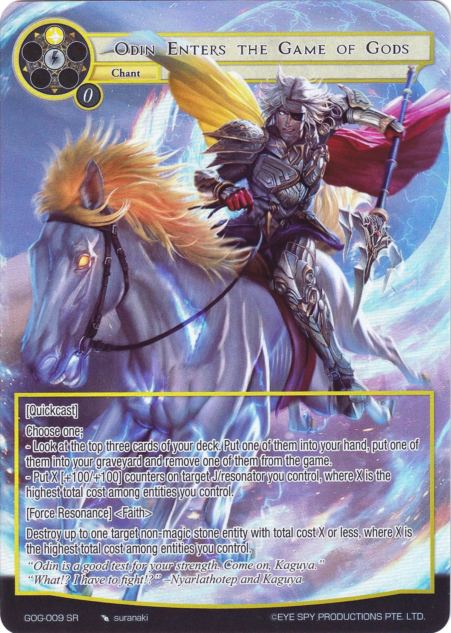 Odin Enters the Game of Gods