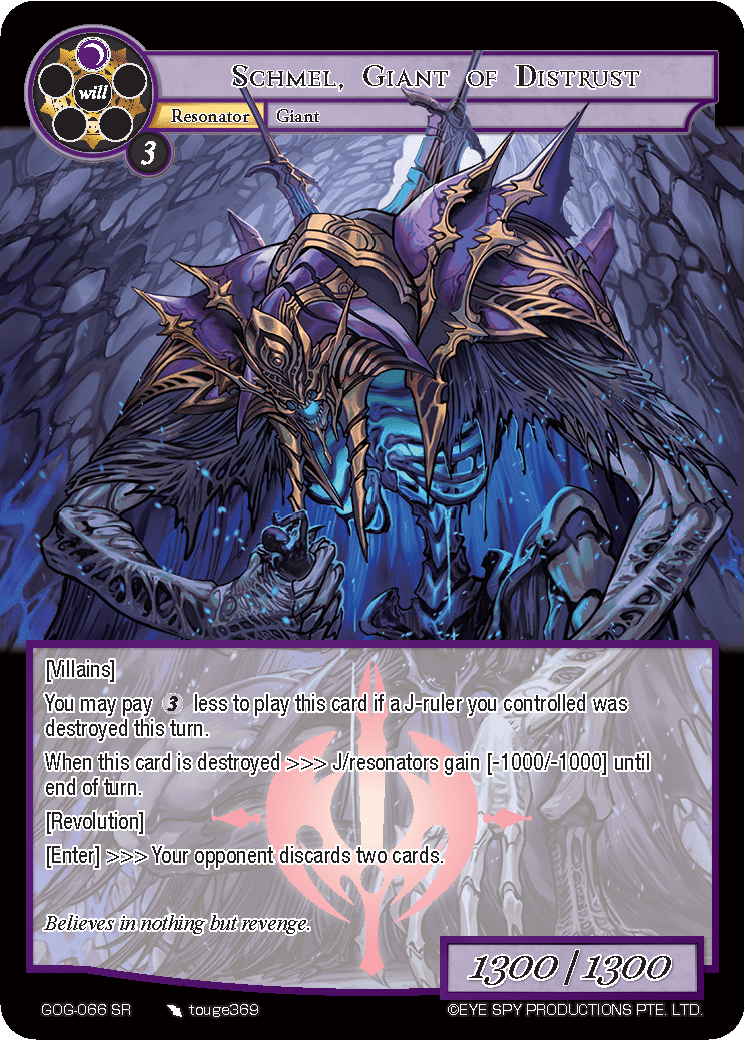 Schmel, Giant of Distrust