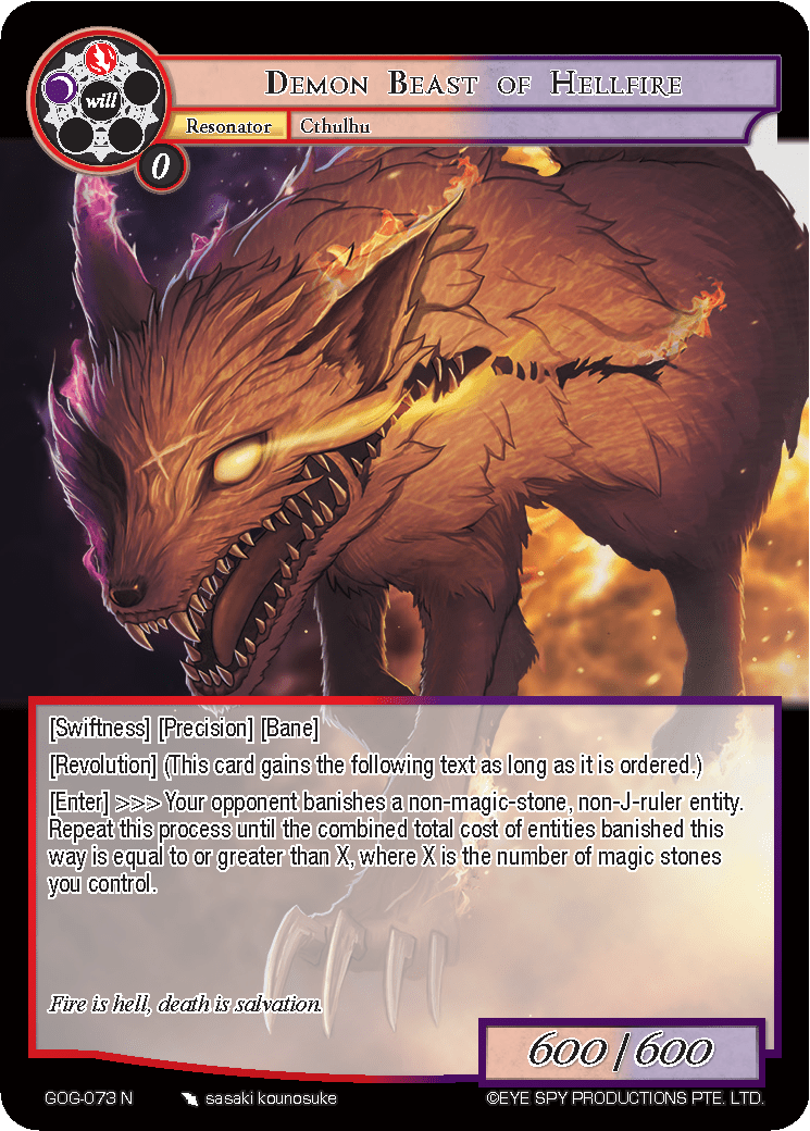 Demon Beast of Hellfire