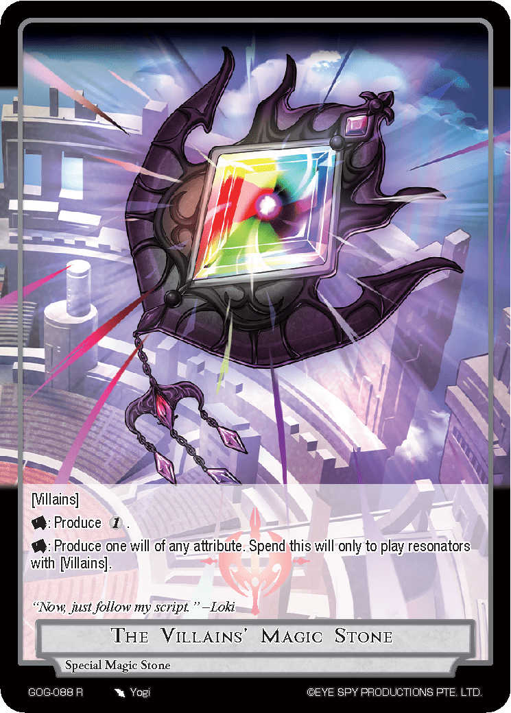 The Villains' Magic Stone