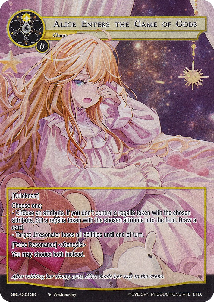 Alice Enters the Game of Gods