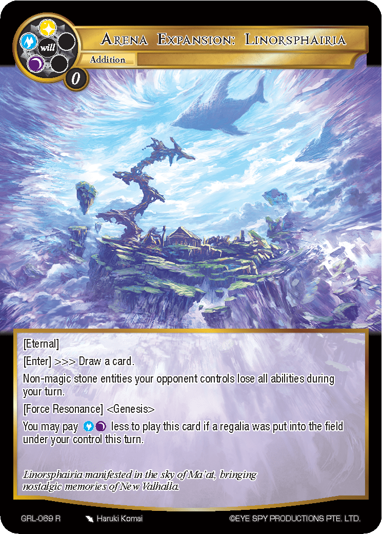 Arena Expansion: Linorsphairia