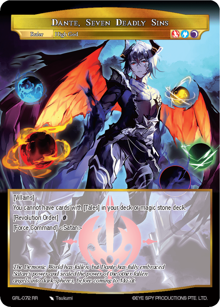 Dante, Seven Deadly Sins